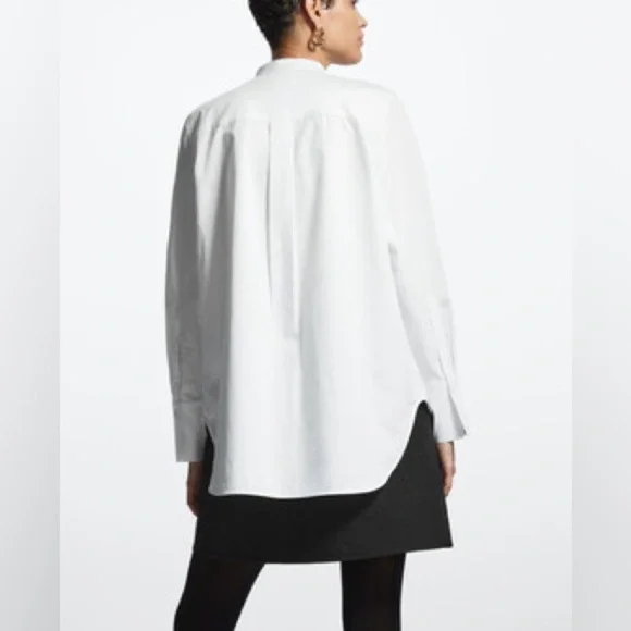 COS Embroidered Tuxedo Shirt